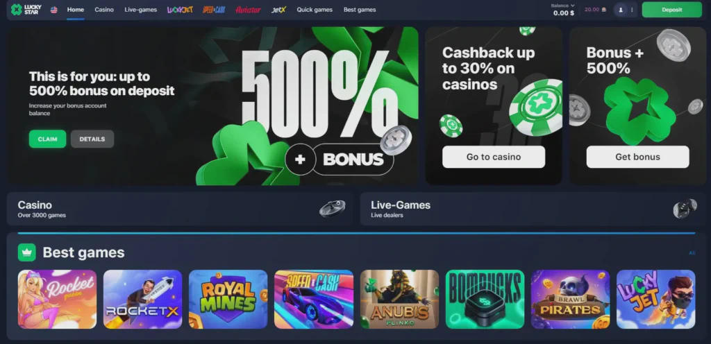 Lucky Star casino Kenya bonuses 