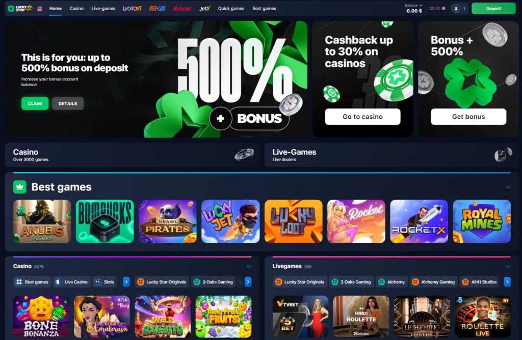 Lucky Star Online Casino Free Voucher Code Today - lucky-starz.net